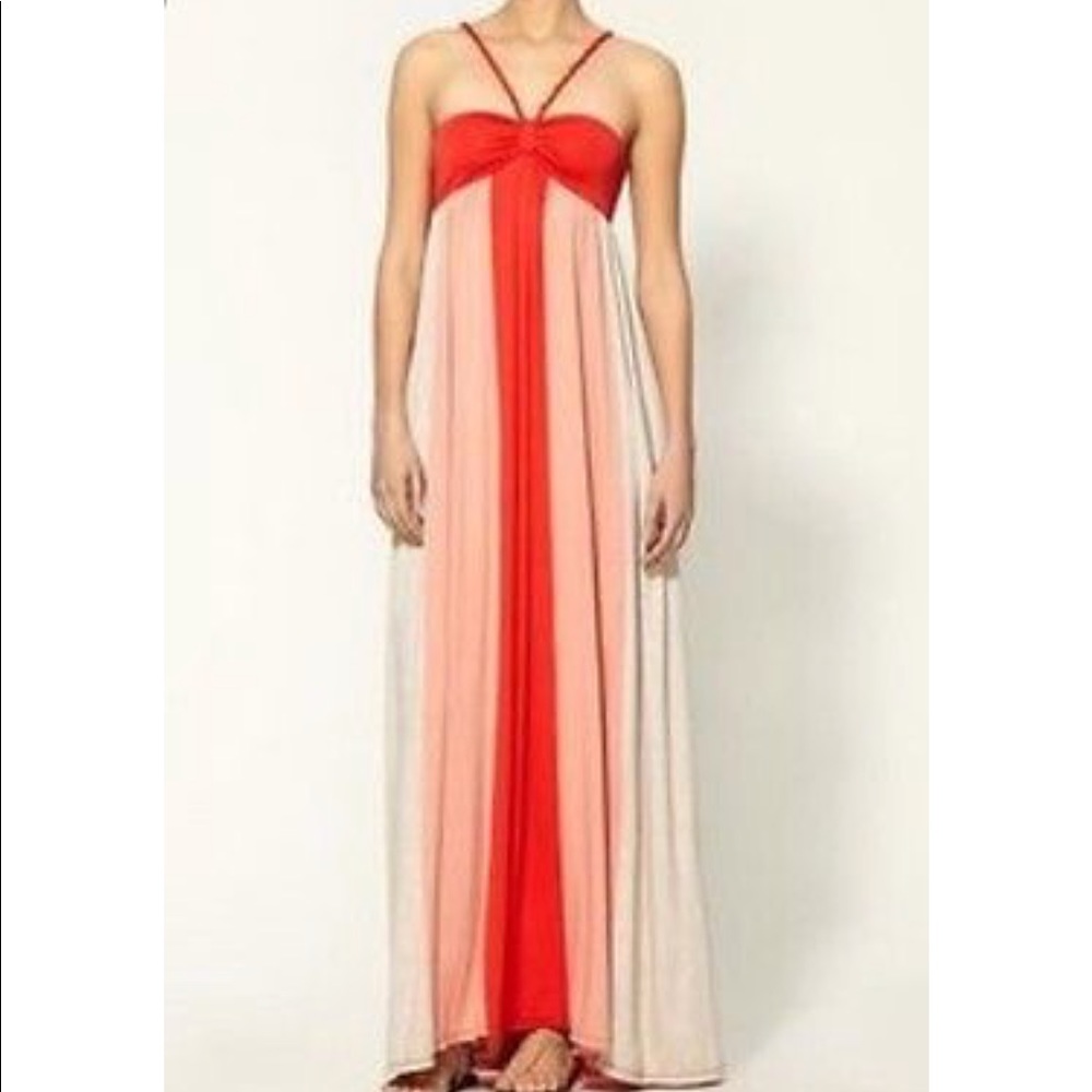 Ella Moss orange maxi dress